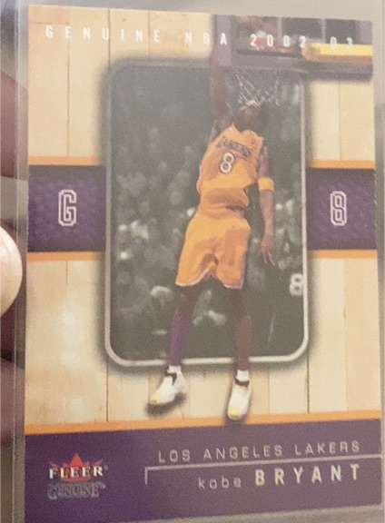 2002 Fleer Genuine Kobe Bryant — front