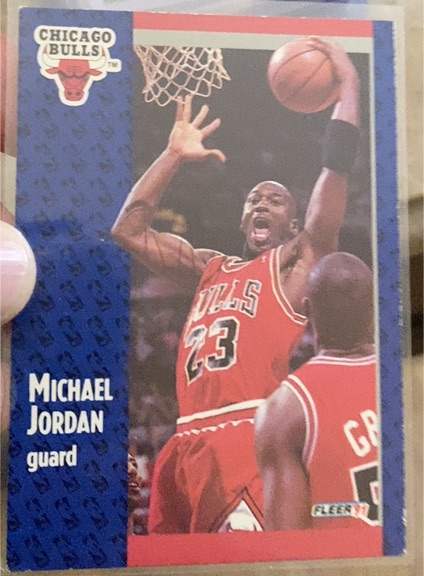 1990 Fleer #57 Michael Jordan — front
