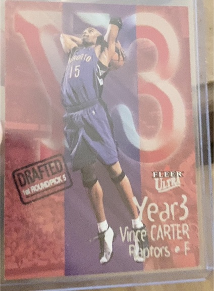 1999 Fleer Ultra #43 Vince Carter Year 3 — front