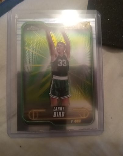 1997 Topps Chrome #604 Larry Bird — front