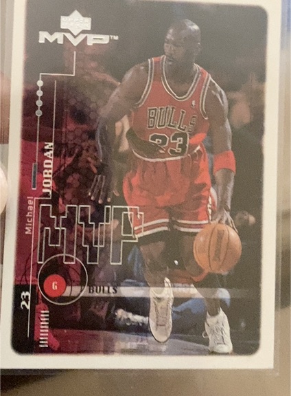 1997 Upper Deck MVP #6 Michael Jordan — front