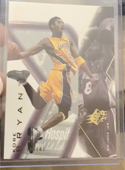 2001-02 SP Authentic Kobe Bryant — front
