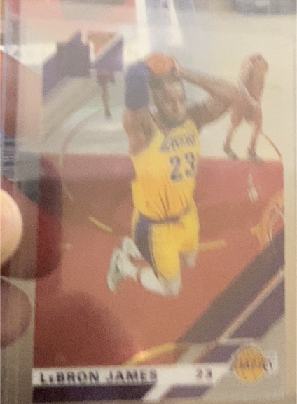 1996 Upper Deck #23 LeBron James — front