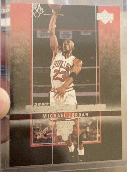 2003 Upper Deck Michael Jordan — front