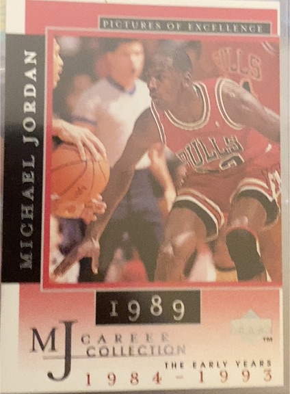 1989 Upper Deck Michael Jordan #1989 — front