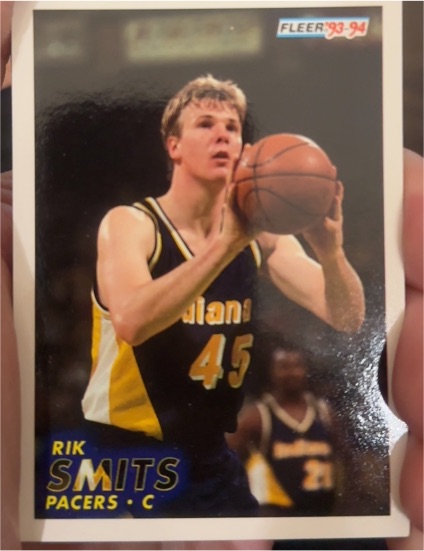 1993-94 Fleer #45 Rik Smits — front