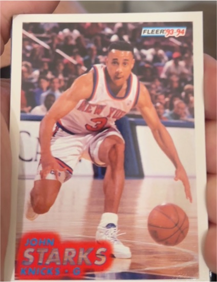 1993 Fleer #94 John Starks — front