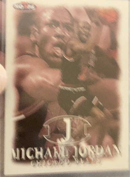 1995 Fleer #1 Michael Jordan — front