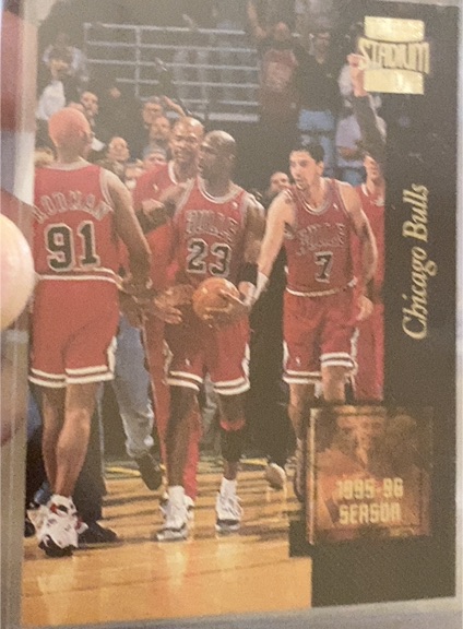 1995-96 Stadium Club #23 Michael Jordan — front