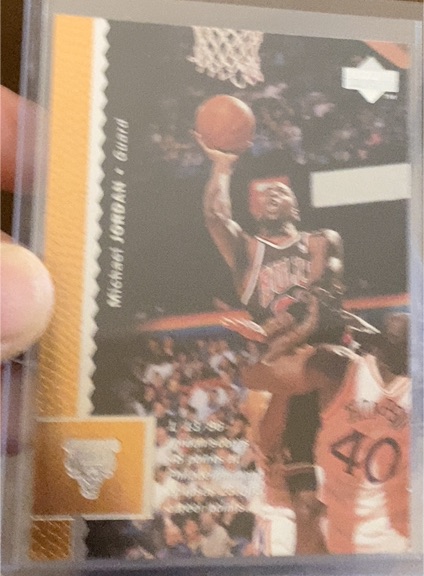 1995 Upper Deck #1 Michael Jordan — front