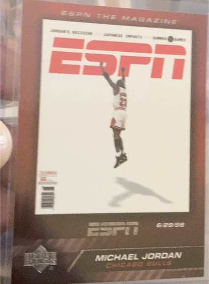 1998 Upper Deck ESPN The Magazine Michael Jordan — front