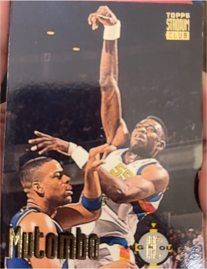 1991 Topps Stadium Club #60 Dikembe Mutombo — front