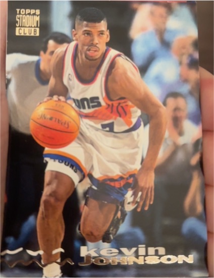 1991 Topps Stadium Club #1 Kevin Johnson — front