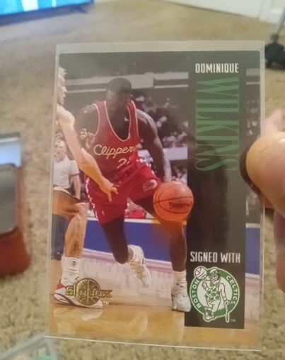 1996 Fleer Dominique Wilkins #D-1 — front