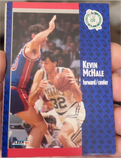 1991 Fleer #91 Kevin McHale — front