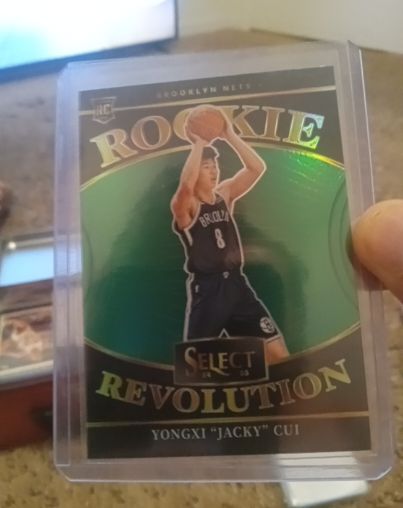 2021 Select Rookie Revolution #RC-08 Yongxi "Jacky" Cui — front