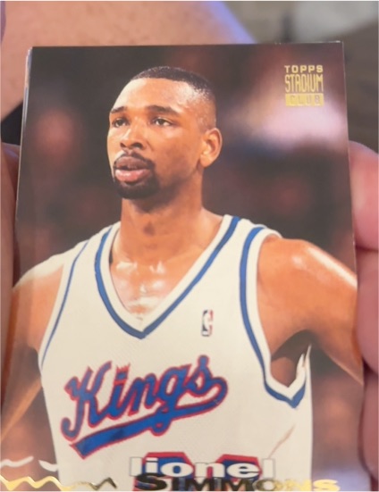 1991 Topps Stadium Club #1 Lionel Simmons — front
