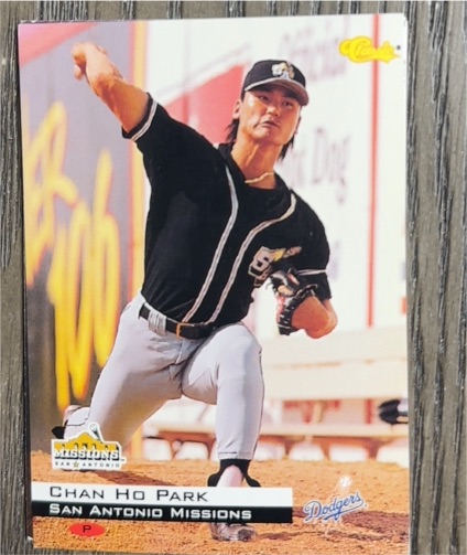 1994 Classic San Antonio Missions #P Chan Ho Park — front