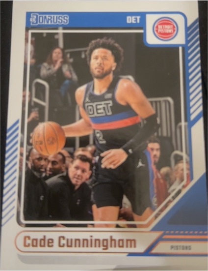 2021 Donruss #2 Cade Cunningham — front