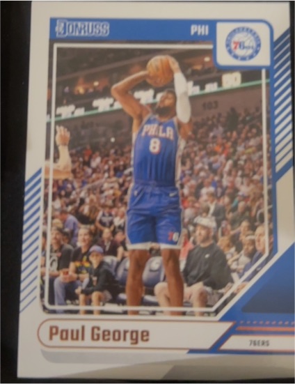 2022 Donruss #PHI Paul George — front