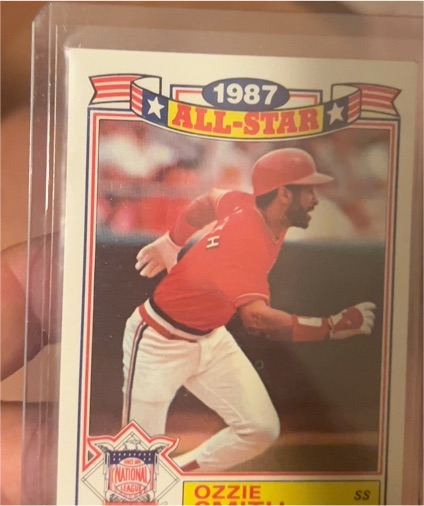 1987 Topps #1 Ozzie Smith — front
