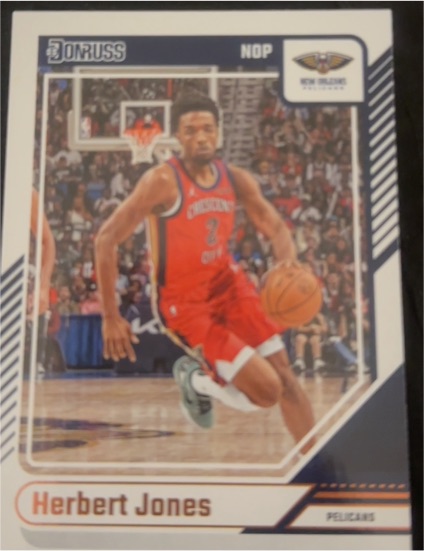 2022 Donruss #NOP Herbert Jones — front