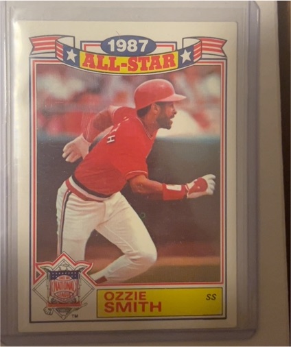 1987 Topps All-Star Ozzie Smith — front