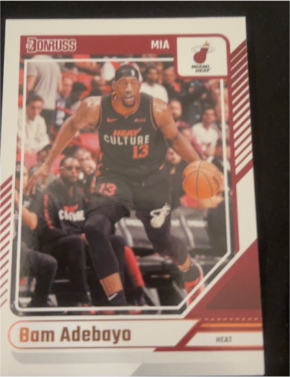 2022 Donruss #MIA Bam Adebayo — front