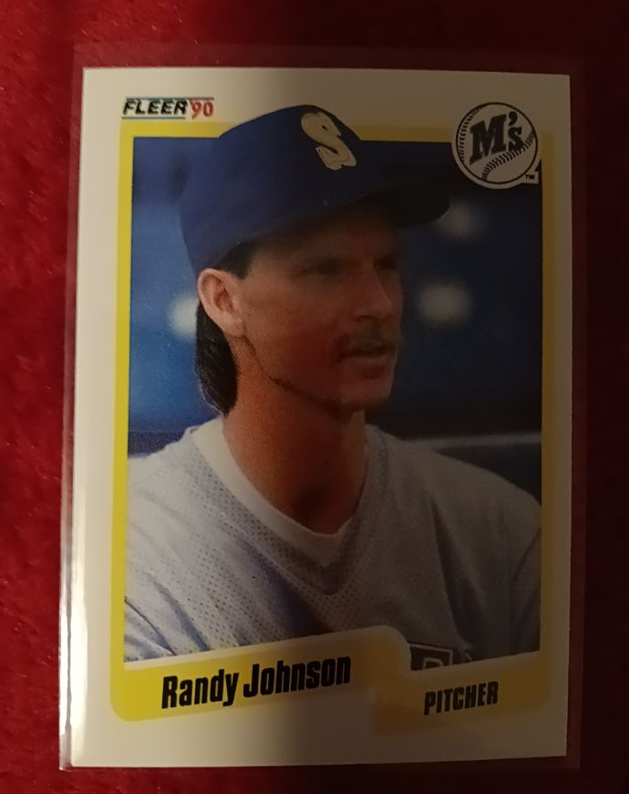 1990 Fleer #90 Randy Johnson — front