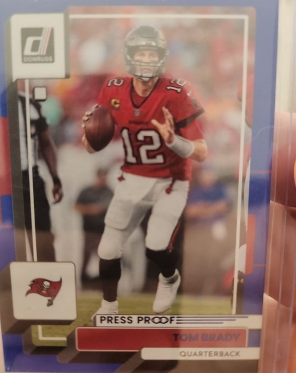2021 Donruss Press Proof Tom Brady — front