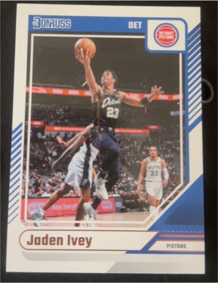 2022 Donruss Detroit Pistons #DET-23 Jaden Ivey — front