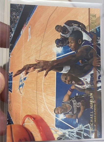 1996 Fleer #1 Michael Jordan — front