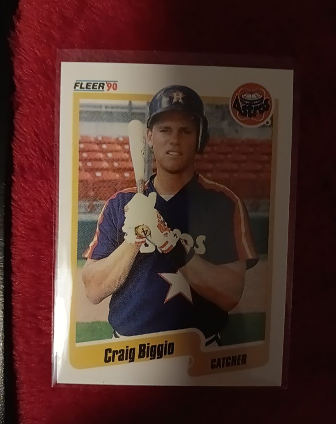 1990 Fleer #90 Craig Biggio — front