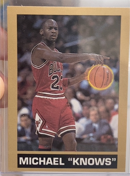 1990 Michael Jordan #23 Michael "Knows" — front