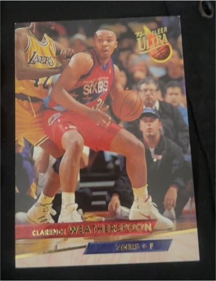 1993 Fleer Ultra #7 Clarence Weatherspoon — front
