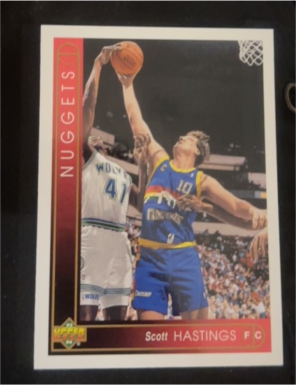 1990 Upper Deck #ID Scott Hastings — front