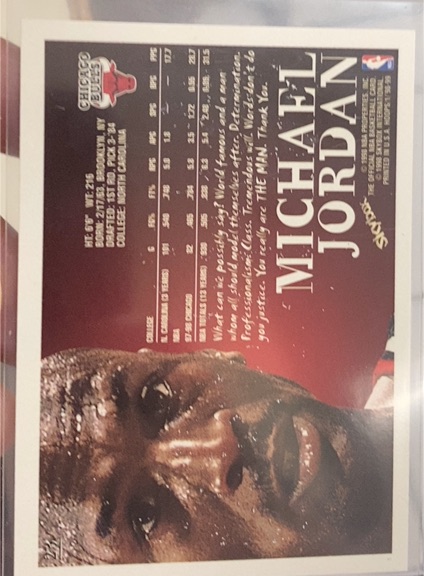 1993 Skybox #216 Michael Jordan — front
