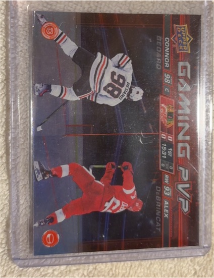 2023 Upper Deck Gaming MVP #GVP-1 Connor Bedard & Alex Debrincat — front