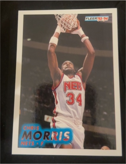 1993-94 Fleer #34 Chris Morris — front