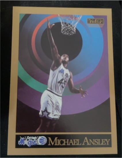 1991 SkyBox #43 Michael Ansley — front