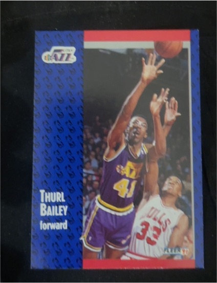 1991 Fleer #41 Thurl Bailey — front