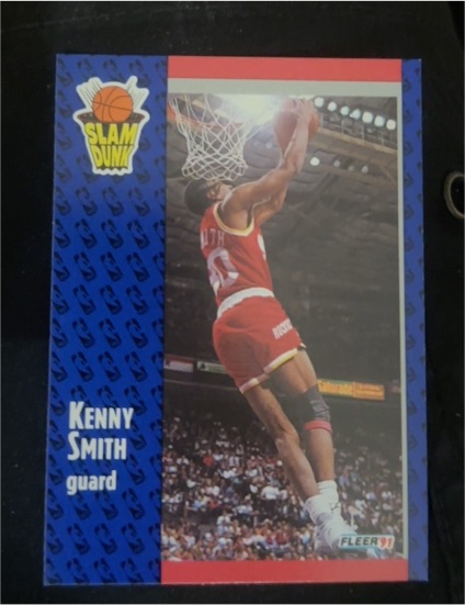 1991 Fleer #91 Kenny Smith — front