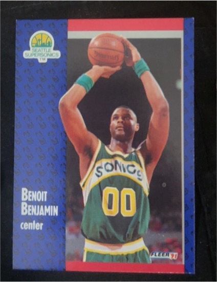1991 Fleer #00 Benoit Benjamin — front
