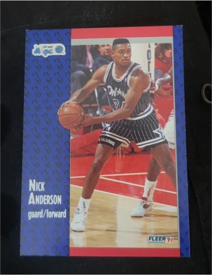 1991 Fleer #91 Nick Anderson — front