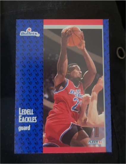 1991 Fleer #31 Ledell Eackles — front