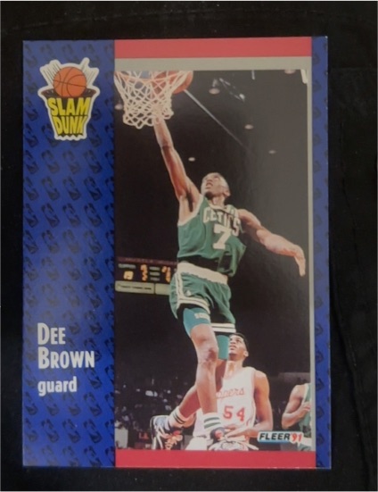 1991 Fleer #91 Dee Brown — front