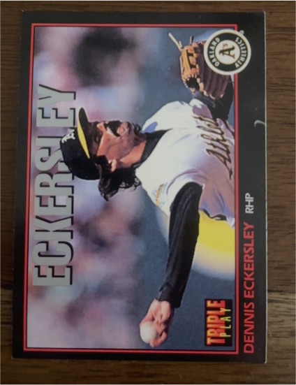 1987 Topps #100 Dennis Eckersley — front