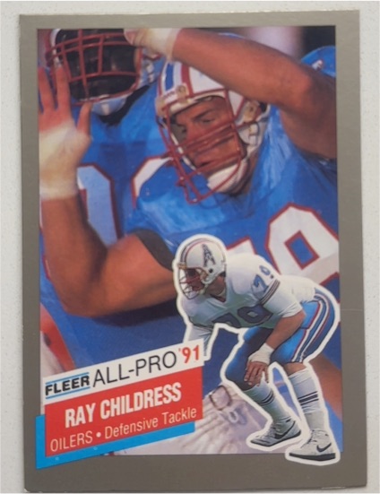 1991 Fleer All-Pro #91 Ray Childress — front
