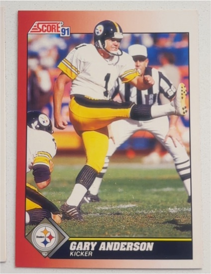 1991 Score #91 Gary Anderson — front