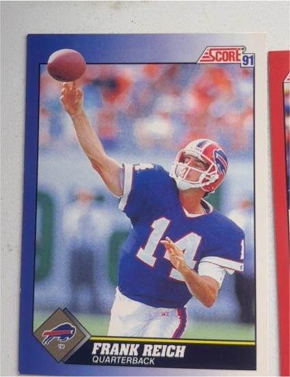 1991 Score #91 Frank Reich — front